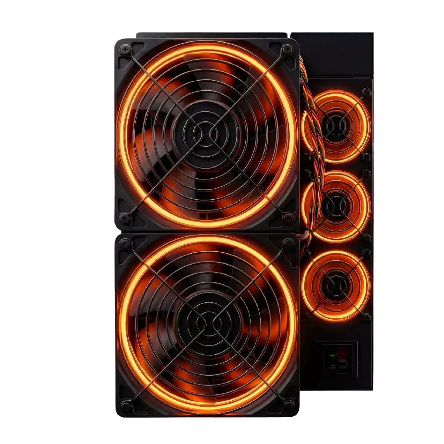 Çalışır durumda bir ASIC miner